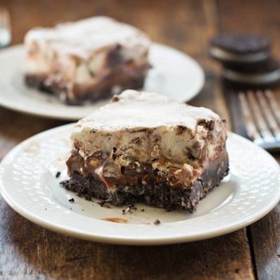 Oreo Fudge Ice Cream Bars