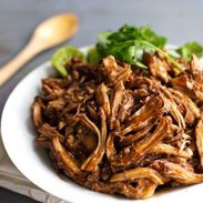 Honey Glazed Crockpot Chicken Adobo - simple pantry ingredients, hardly any hands-on time, 200 calories. | https://slimming-trick.today