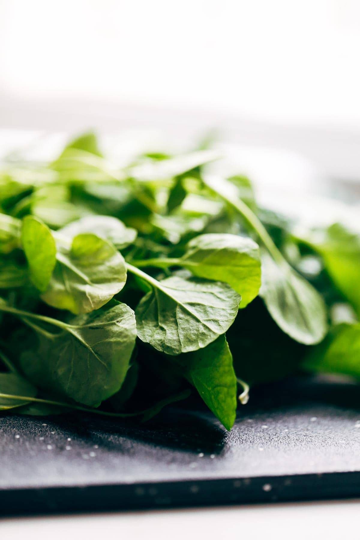 Close up of greens.