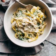 A picture of 5 Ingredient Creamy Kale Pasta