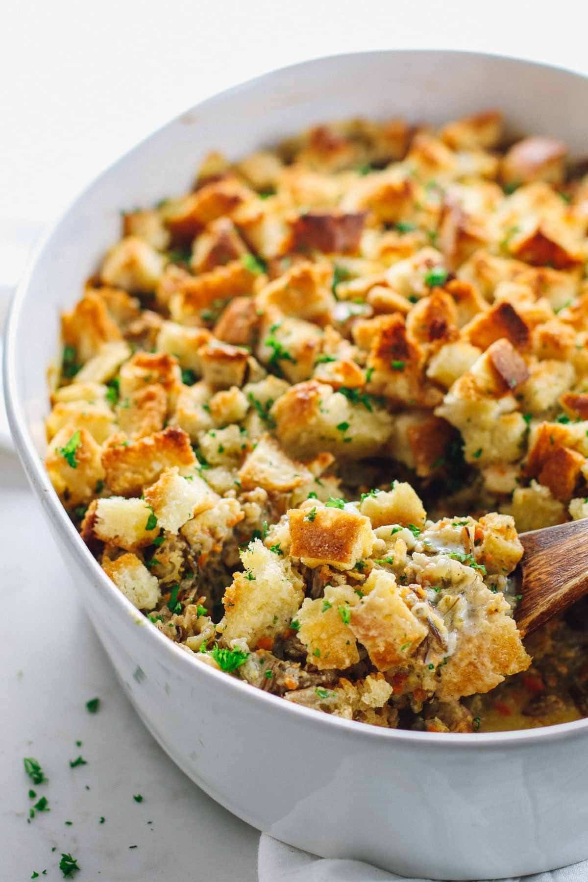 Chicken Wild Rice Casserole.